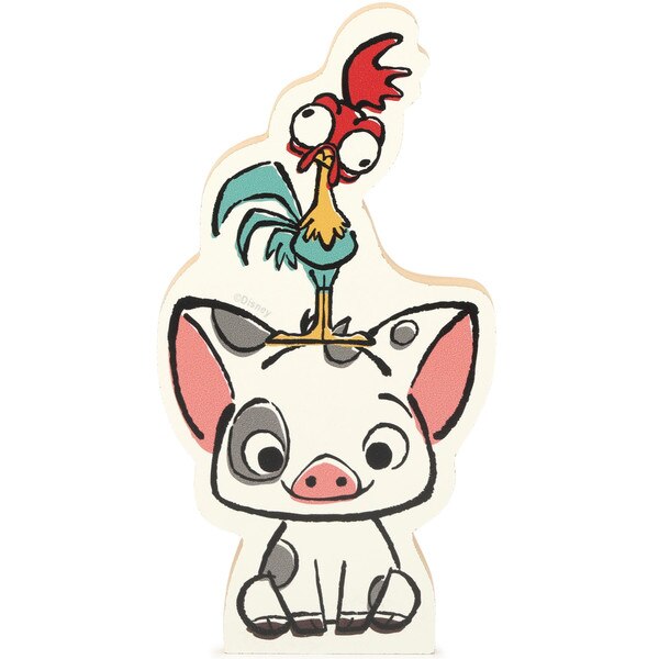 Disney Moana Pua Heihei Chunky Wood Decor Pop Classics